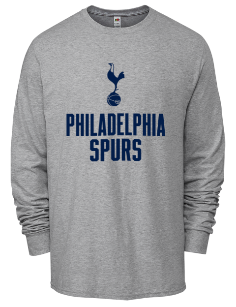 Stacked Philadelphia Spurs Men's Long-Sleeve T-Shirt | Swagsta