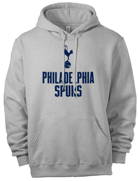 Stacked Philadelphia Spurs Eco Premium Unisex Hooded Sweatshirt | Swagsta