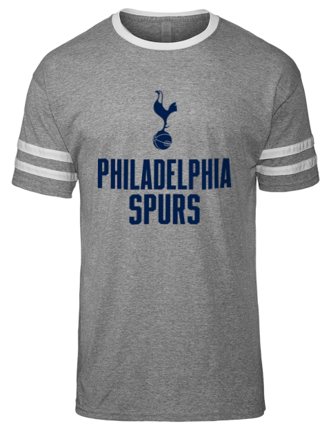 Stacked Philadelphia Spurs Men's Tri-Blend T-Shirt | Swagsta
