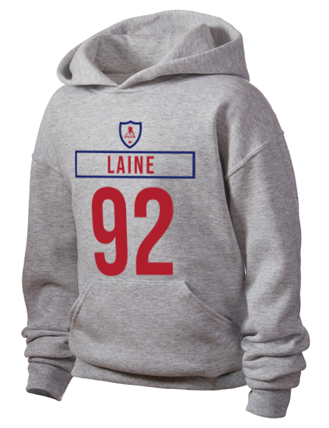 Home Jersey Patrik Laine Youth Hooded Sweatshirt | Swagsta