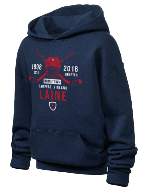 Heritage Patrik Laine Youth Hooded Sweatshirt | Swagsta