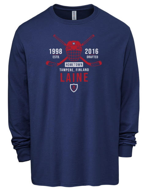 Heritage Patrik Laine Men's Premium Blend Long Sleeve-T-Shirt | Swagsta