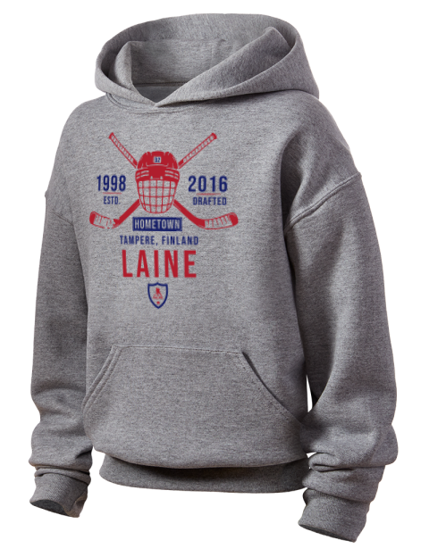 Classic Heritage Patrik Laine Youth Hooded Sweatshirt | Swagsta