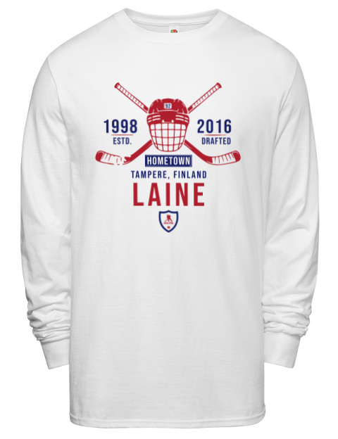 Classic Heritage Patrik Laine Men's Long-Sleeve T-Shirt | Swagsta