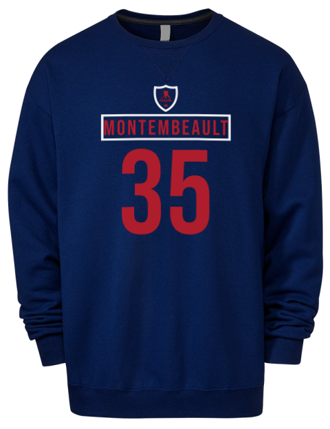 Away Jersey Samuel Montembeault Premium Unisex Crewneck Sweatshirt | Swagsta