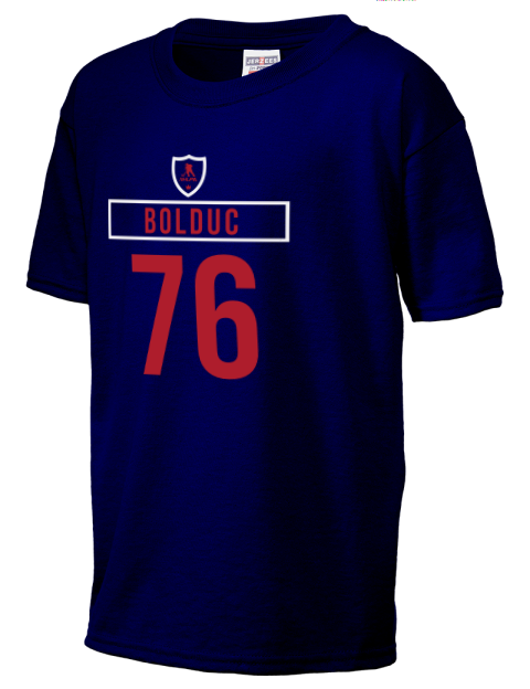 Away Jersey Zachary Bolduc Youth T-Shirt | Swagsta