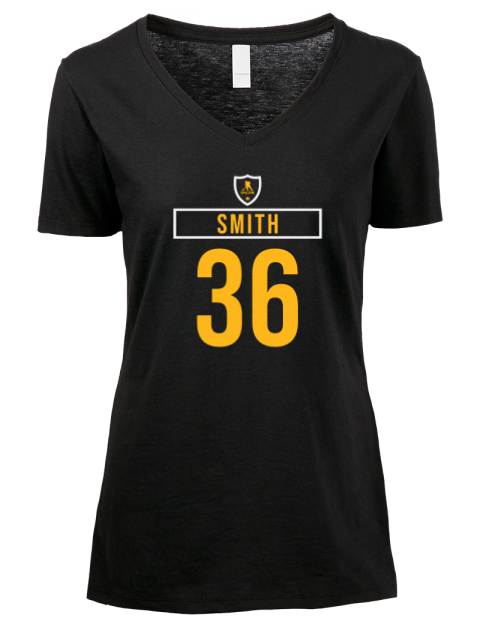 Away Jersey Cole Smith Premium Ladies V-Neck T-Shirt | Swagsta