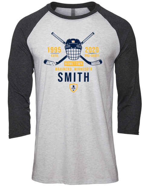 Classic Heritage Cole Smith Unisex Premium Three-Quarter Raglan T-Shirt | Swagsta