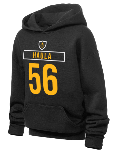 Away Jersey Erik Haula Youth Hooded Sweatshirt | Swagsta