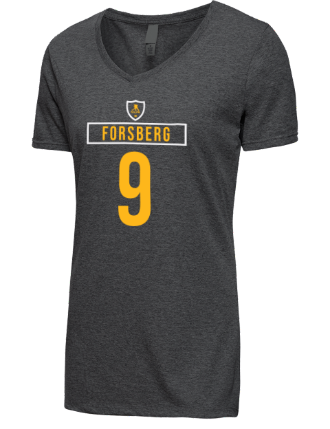 Away Jersey Filip Forsberg Premium Ladies V-Neck T-Shirt | Swagsta