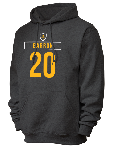 Away Jersey Justin Barron Unisex Hooded Sweatshirt | Swagsta
