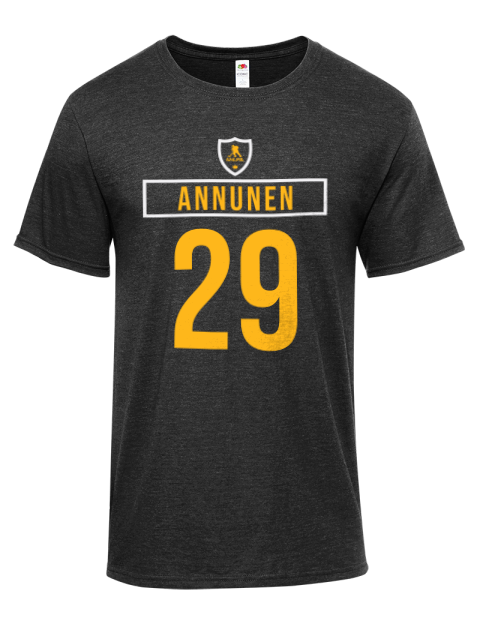 Away Jersey Justus Annunen Iconic Men's T-Shirt | Swagsta