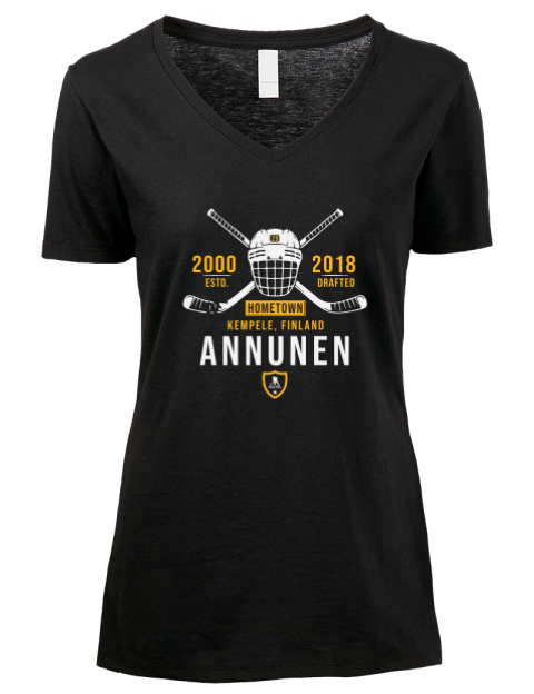 Heritage Justus Annunen Premium Ladies V-Neck T-Shirt | Swagsta