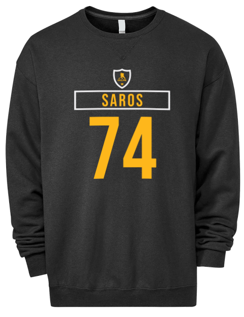 Away Jersey Juuse Saros Premium Unisex Crewneck Sweatshirt | Swagsta