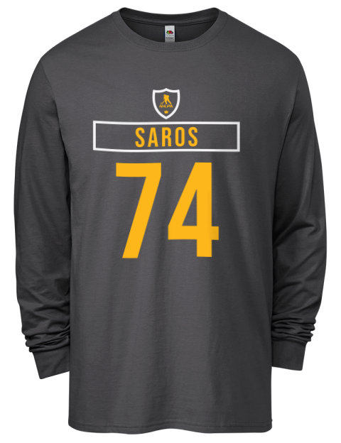 Away Jersey Juuse Saros Men's Long-Sleeve T-Shirt | Swagsta