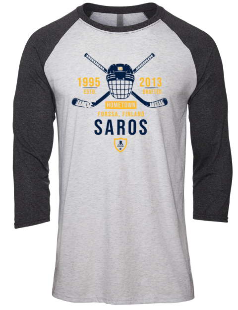 Classic Heritage Juuse Saros Unisex Premium Three-Quarter Raglan T-Shirt | Swagsta