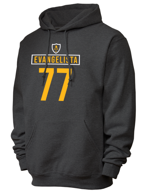 Away Jersey Luke Evangelista Unisex Hooded Sweatshirt | Swagsta