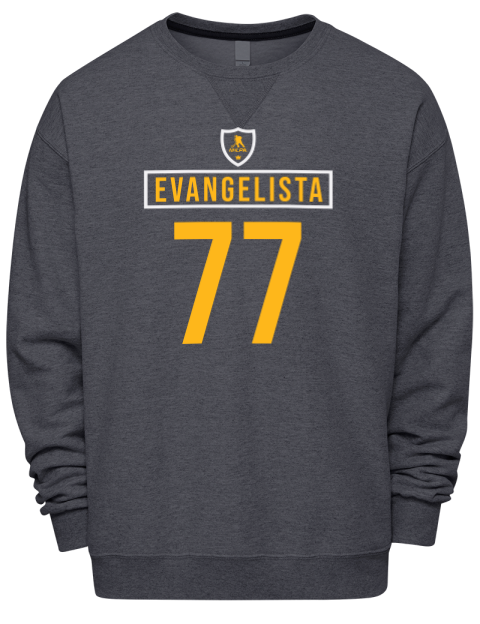 Away Jersey Luke Evangelista Premium Unisex Crewneck Sweatshirt | Swagsta