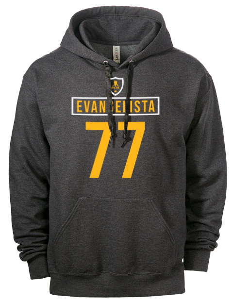 Away Jersey Luke Evangelista Eco Premium Unisex Hooded Sweatshirt | Swagsta