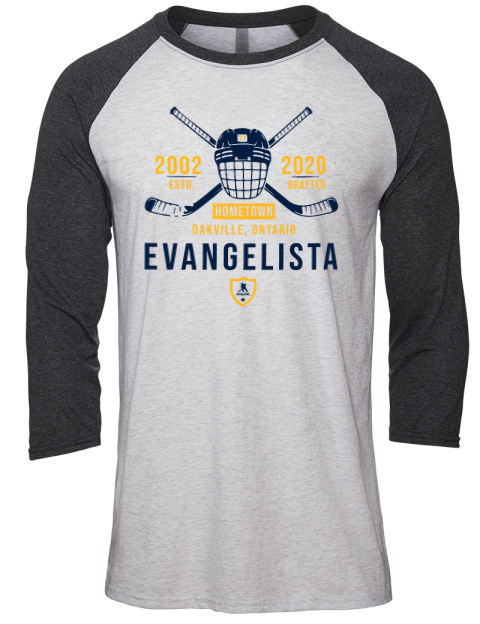 Classic Heritage Luke Evangelista Unisex Premium Three-Quarter Raglan T-Shirt | Swagsta