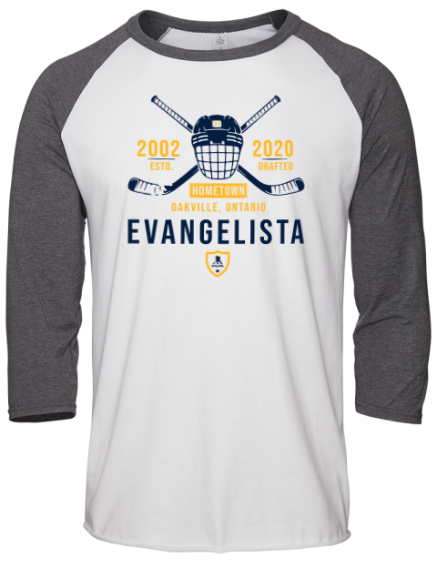 Classic Heritage Luke Evangelista Unisex Premium Three-Quarter Raglan T-Shirt | Swagsta