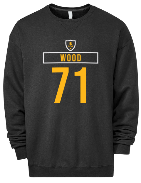 Away Jersey Matthew Wood Premium Unisex Crewneck Sweatshirt | Swagsta