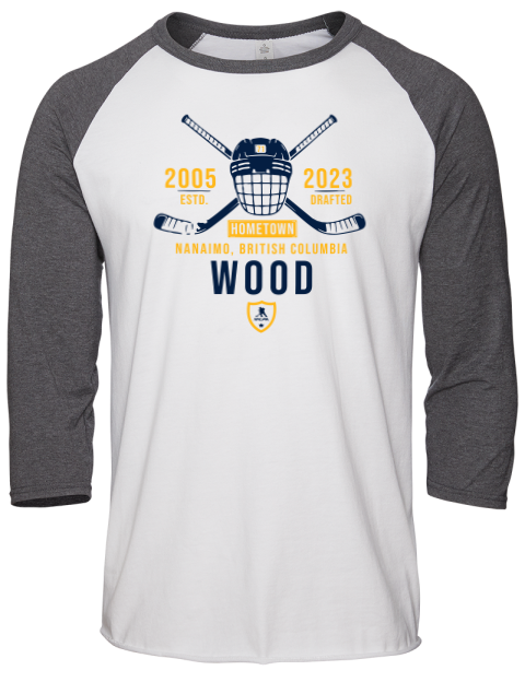 Classic Heritage Matthew Wood Unisex Premium Three-Quarter Raglan T-Shirt | Swagsta