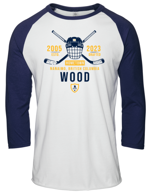 Classic Heritage Matthew Wood Unisex Premium Three-Quarter Raglan T-Shirt | Swagsta