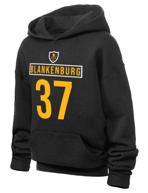 Away Jersey Nick Blankenburg Youth Hooded Sweatshirt | Swagsta