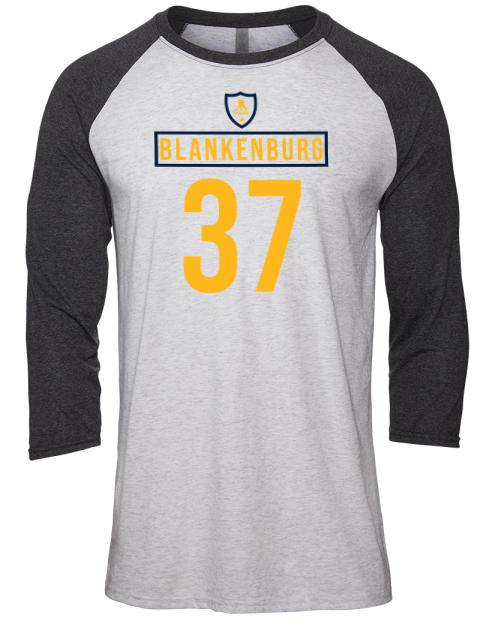 Home Jersey Nick Blankenburg Unisex Premium Three-Quarter Raglan T-Shirt | Swagsta