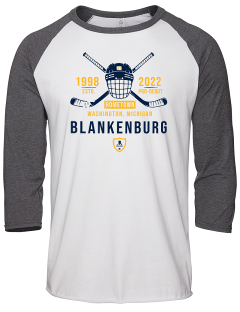 Classic Heritage Nick Blankenburg Unisex Premium Three-Quarter Raglan T-Shirt | Swagsta