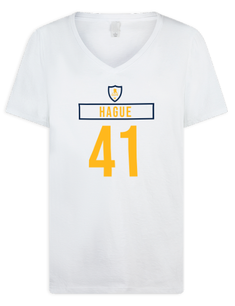 Home Jersey Nicolas Hague Premium Ladies V-Neck T-Shirt | Swagsta