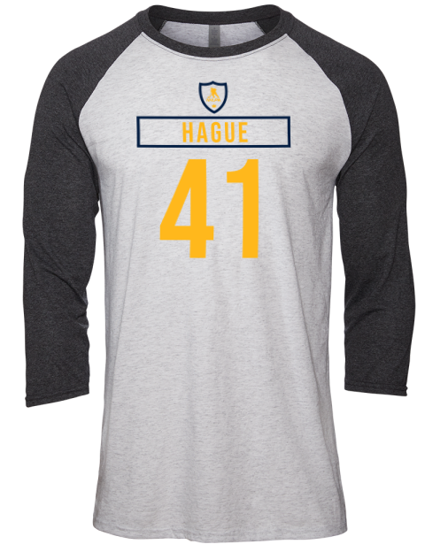 Home Jersey Nicolas Hague Unisex Premium Three-Quarter Raglan T-Shirt | Swagsta