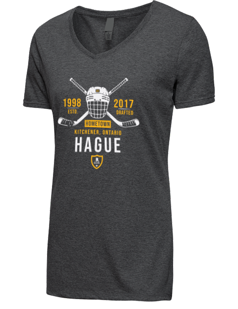 Heritage Nicolas Hague Premium Ladies V-Neck T-Shirt | Swagsta