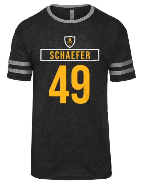 Away Jersey Reid Schaefer Men's Tri-Blend T-Shirt | Swagsta