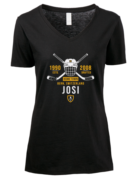 Heritage Roman Josi Premium Ladies V-Neck T-Shirt | Swagsta