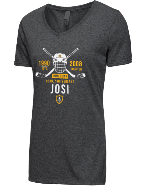 Heritage Roman Josi Premium Ladies V-Neck T-Shirt | Swagsta