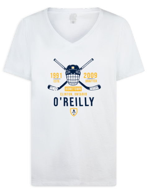 Classic Heritage Ryan Oreilly Premium Ladies V-Neck T-Shirt | Swagsta