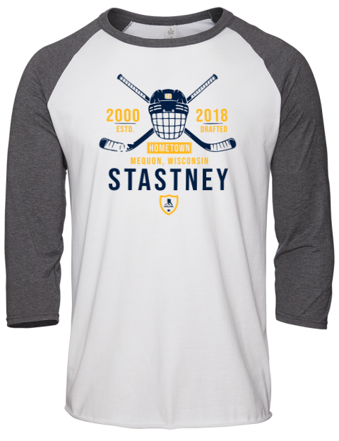 Classic Heritage Spencer Stastney Unisex Premium Three-Quarter Raglan T-Shirt | Swagsta
