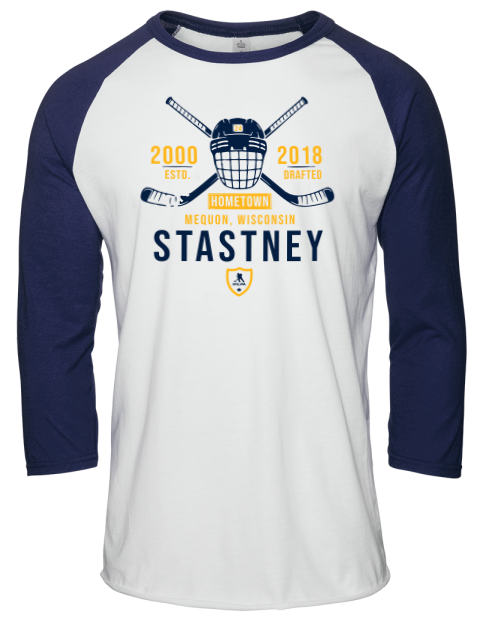 Classic Heritage Spencer Stastney Unisex Premium Three-Quarter Raglan T-Shirt | Swagsta