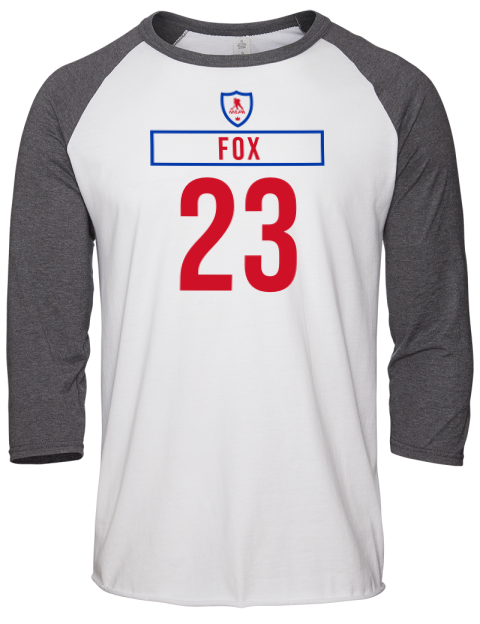 Home Jersey Adam Fox Unisex Premium Three-Quarter Raglan T-Shirt | Swagsta