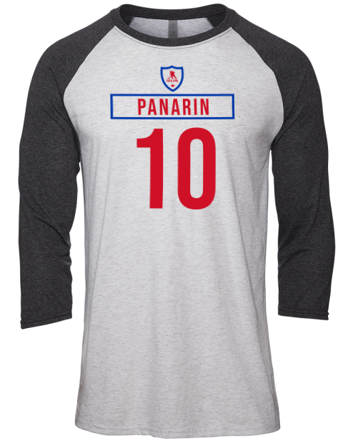 Home Jersey Artemi Panarin Unisex Premium Three-Quarter Raglan T-Shirt | Swagsta
