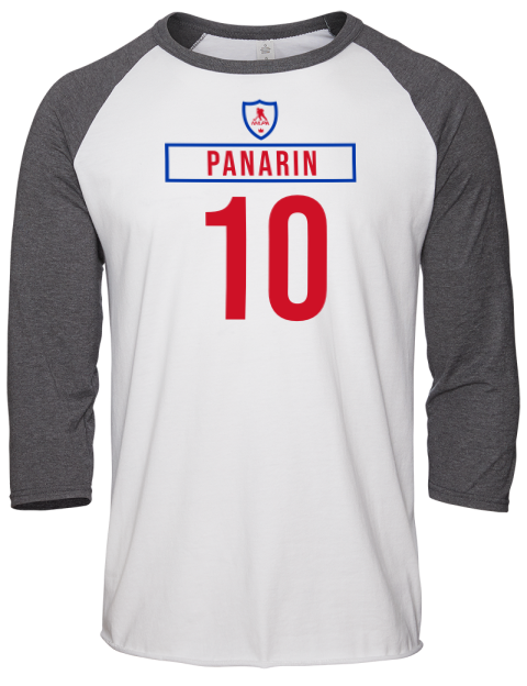 Home Jersey Artemi Panarin Unisex Premium Three-Quarter Raglan T-Shirt | Swagsta
