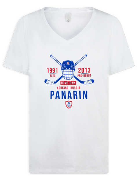 Classic Heritage Artemi Panarin Premium Ladies V-Neck T-Shirt | Swagsta