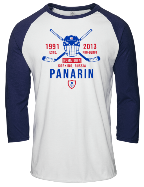 Classic Heritage Artemi Panarin Unisex Premium Three-Quarter Raglan T-Shirt | Swagsta
