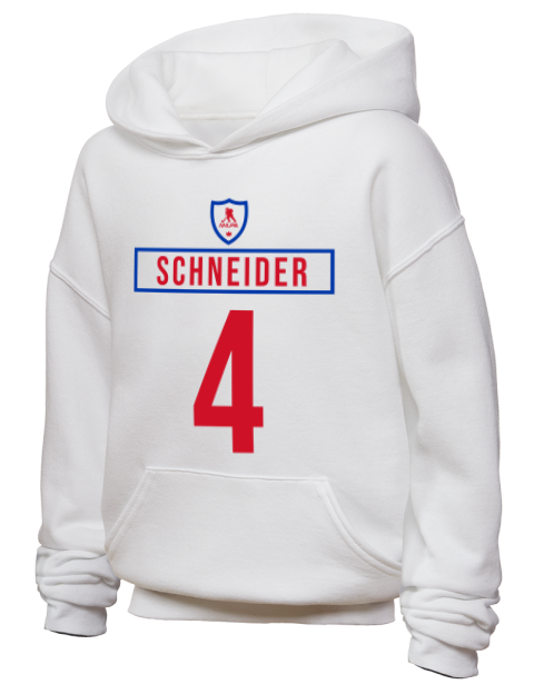 Home Jersey Braden Schneider Youth Hooded Sweatshirt | Swagsta