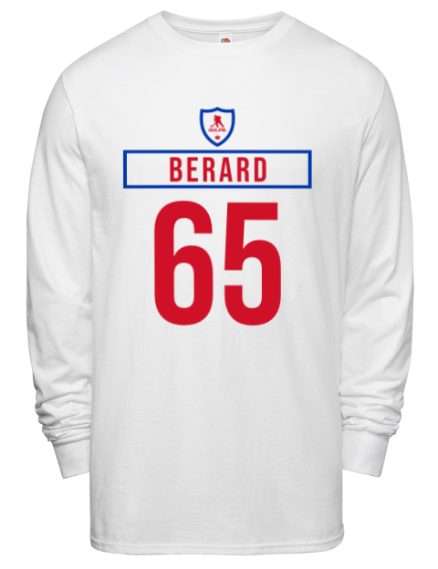 Home Jersey Brett Berard Men's Long-Sleeve T-Shirt | Swagsta