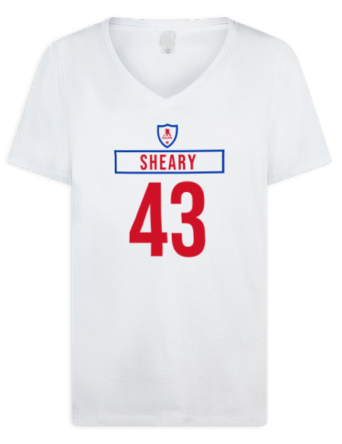 Home Jersey Conor Sheary Premium Ladies V-Neck T-Shirt | Swagsta