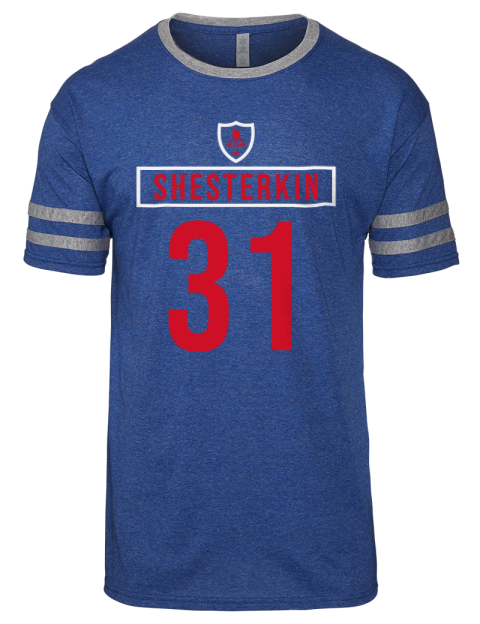 Away Jersey Igor Shesterkin Men's Tri-Blend T-Shirt | Swagsta