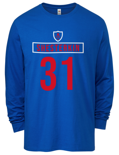 Away Jersey Igor Shesterkin Men's Long-Sleeve T-Shirt | Swagsta